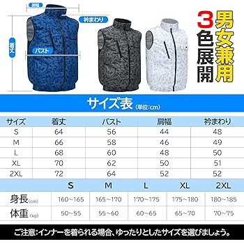[Sumeriy] 空調作業服 ファンバッテリーセット Amazon.co.jp: [Sumeriy] 空調作業服 ベスト 30000mAh大容量